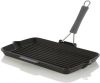 Staub grillpan met inklapbare greep 34 x 21 cm online kopen